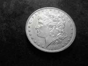lot 24 image: 1892  Morgan Silver Dollar