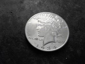 lot 42 image: 1934 S Peace Silver Dollar