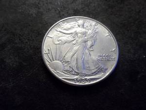 lot 43 image: 1939 D Walking Liberty Silver Half  Dollar BU