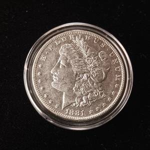 lot 6 image: 1881O Morgan Silver Dollar � 90% Silver � Mint Mark O � Bright Lady Liberty and Eagle - TAX EXEMPT