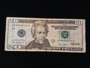 lot 171 image: Fancy 2009 $20 Federal Reserve Note � 4 of a kind together - TAX EXEMPT