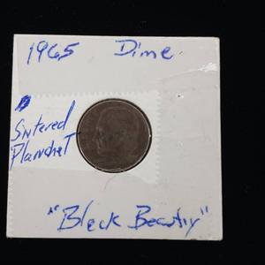 lot 298 image: 1965 Black Beauty Dime � off center