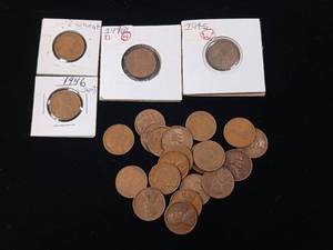 lot 302 image: Large Lot of misc. Years � Wheat Pennies between 1909 and 1958 � Tax Exempt Constitutional Currency