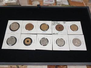 lot 331 image: Large Mixed Lot of Foreign Coins � See Pics - Very Old, some silver � tax exempt