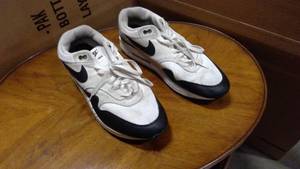 lot 12 image: Nike Air Force 1 Essential in white and black size 13