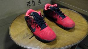lot 27 image: Nike Kobe 11 Elite Low university red and black size 13