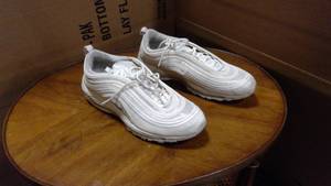lot 32 image: Nike Air Max 97 all white size 13