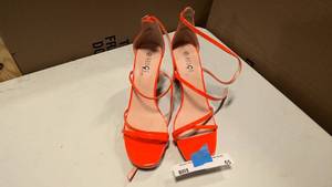 lot 65 image: Rouge orange heels size 10