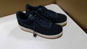 lot 135 image: Nike air force 1 07 Indigo Armory navy summit white and black size 12