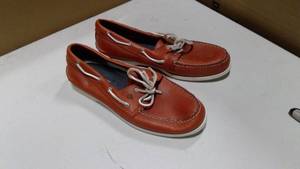 lot 142 image: Sperry Top-Sider Boat shoes brown size 12