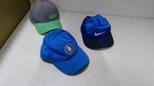 lot 159 image: 3 Ballcaps 2-Under Armor, 1 Nike