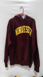 lot 174 image: Minnesota Gophers Maroon Hoodie Signature concepts size XL