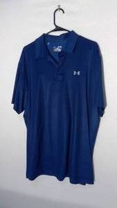 lot 217 image: Under Armor Collared Loose T size XL