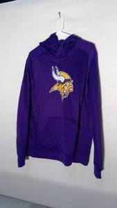 lot 295 image: Minnesota Vikings NFL Team Apparel Hoodie size L