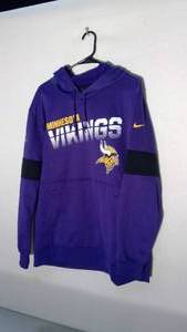 lot 296 image: Minnesota Vikings NFL ONFIELD APPAREL Hoodie size XL