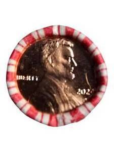 lot 5 image: Three Rolls of 2024-D Uncirculated Coins from the Bank Box.