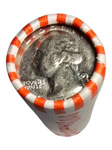 lot 15 image: 1 roll of 1976 Drummer Boy P & D Mint Mark coins in circulated condition which is Nice Condition