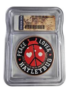 lot 51 image: 1 oz Copper Round - Halleybug Pirates Round, MS-70, in excellent condition