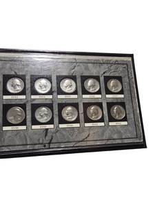 lot 1 image: First 10 years of Washington Silver Quarters Collection