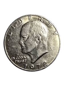 lot 55 image: 1972 Eisenhower Dollar, often referred to as Ike.