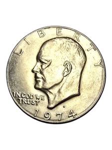 lot 56 image: 1974 Eisenhower Dollar, often referred to as Ike.
