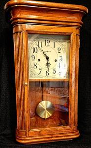 lot 508 image: PREMIUM TIMEPIECE Howard Miller�Sandringham Key wound Wall Clock Model # 613- 108