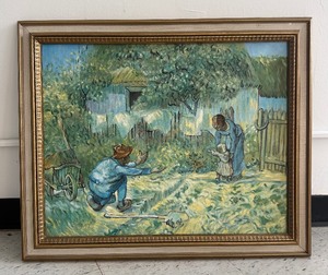 lot 78 image: Reproduction Painting First Steps by Van Gogh