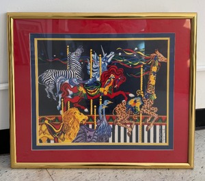 lot 87 image: Signed &amp Numbered Judy Hagstrom Carousel Print