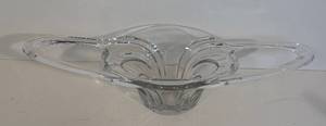 lot 42 image: Vintage French Art Crystal Tray  Bowl
