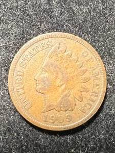 lot 48 image: 1909 US INDIAN HEAD CENT