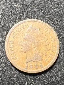 lot 59 image: 1904 US INDIAN HEAD CENT