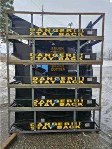 lot 23 image: Mower King Skid Steer Brush Cutter