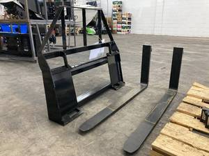 lot 12 image: Mower King Skid Steer Forks