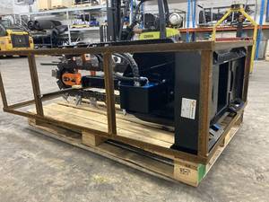 lot 14 image: Mower King Skid Steer Trencher