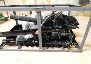 lot 36 image: Mower King Skid Steer Auger