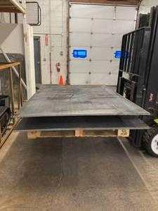lot 47 image: Steel Plate (5ft x 8ft, 0.75 inches thick)