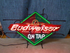 Budweiser On Tap Neon Sign