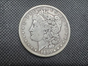 lot 9 image: 1880 Morgan Silver Dollar