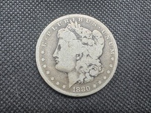 lot 10 image: 1880-O Morgan Silver Dollar