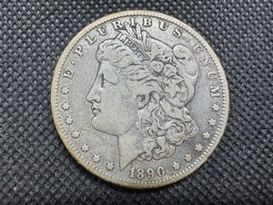 lot 41 image: 1890-O Morgan Silver Dollar