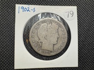 lot 79 image: 1902-S Barber Half Dollar