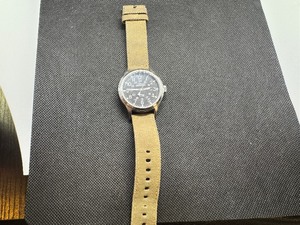 lot 62 image: Timex Stainless Steel Expedition Indiglo Field Watch with brand new battery - Runs Well.