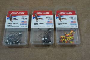 lot 139 image: Eagle Claw Ball Head Jigs 132oz