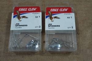 lot 140 image: Eagle Claw Jig Spinners