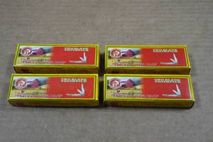 lot 163 image: 4 Crowing Rooster Two Blade Toothpick Pocket Knives