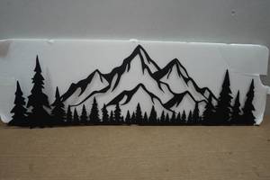 lot 181 image: Laser Cut Mountain Silhouette