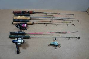 lot 185 image: Ice Fishing Poles