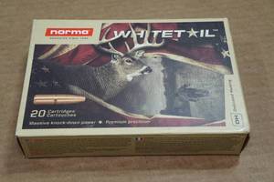 lot 200 image: 20 Norma Whitetail .270 Win 130 Gr SP Ammo