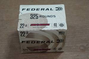 lot 211 image: 325 Federal Automatch .22 LR 40 Gr LRN Ammo