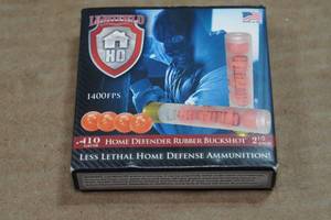 lot 212 image: 5 Lightfield .410 Bore 2-12 Rubber Buckshot Home Defense Shotshells